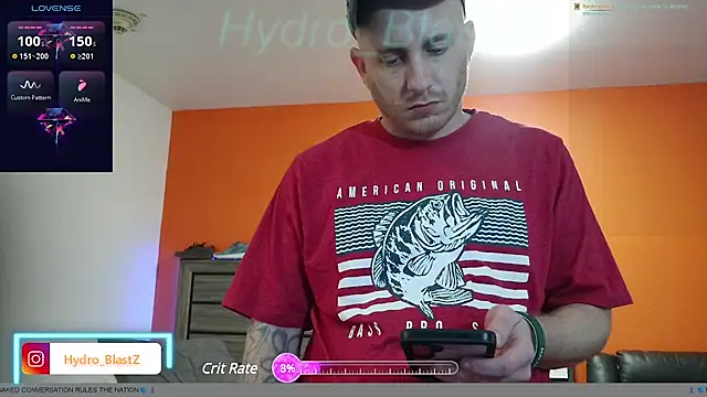 Snapshot of Hydro-Blastz chatting on March 22, 2025, 11:31 pm Hydro-Blastz online show from March 22, 2025, 11:31 pm
